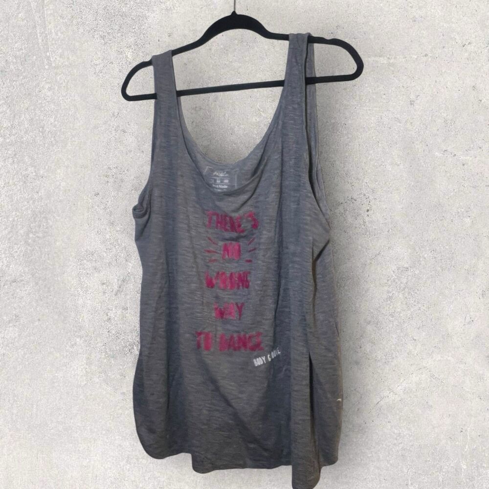 Body Groove Tank Top “There’s No Wrong Way To Dance” Size 2X/3X